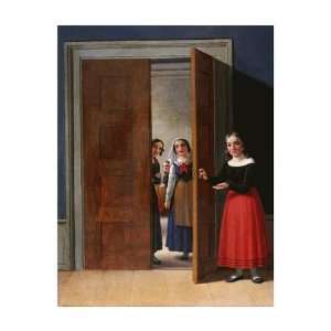  Christian Wilhelm Eckersberg   Women By A Doorway Giclee 