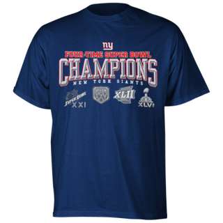 New York Giant Super Bowl XLVI Champions T Shirt 718268391920  