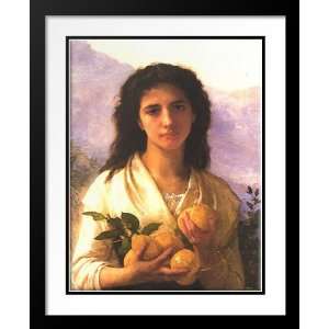 Bouguereau, William Adolphe 28x36 Framed and Double Matted Girl 