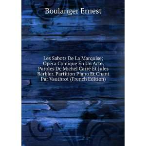   Piano Et Chant Par Vauthrot (French Edition) Boulanger Ernest Books