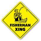 TUNA CROSSING Sign xing signs sport fishing boat deep sea fisherman 