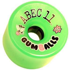 Abec 11   Gumballs Skateboard Wheels (76mm/78A), Set of 4