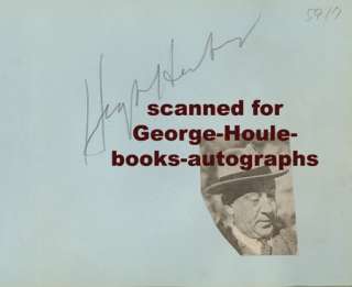 HUGH HERBERT~CHARLES WINNINGER~AUTOGRAPHS~1938  