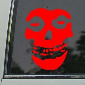  Misfits Punk Rock Band Skull Red Decal Window Red Sticker 
