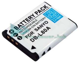 Battery for SANYO Xacti VPC CG10 VPC CG20 VPC CG21 CS1  
