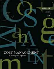 Cost Management: A Strategic Emphasis, (0072954191), Edward Blocher 