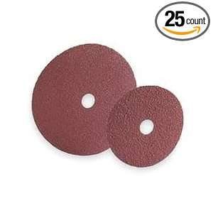 Westward 10Z949 Arbor Sanding Disc, 7in, AO, 24 Grit, PK25  