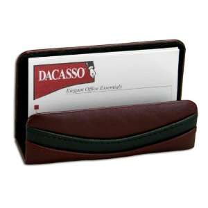  Dacasso Brescia Leather Business Card Holder Office 