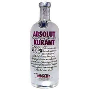  Absolut Kurant Vodka 1 L Grocery & Gourmet Food