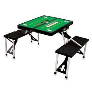  Black with Poker Design Portable Folding Table/Seats 