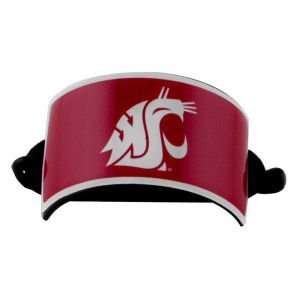  Washington State Cougars Curved Ponytail Holder: Sports 