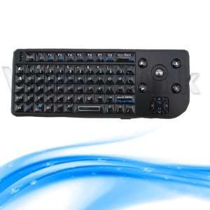  2.4G Mini Wireless Keyboard with Mouse Trackball Laser 