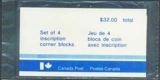 CANADA 1979 #727 $2 Kluane MNH Set of Inscription Block  