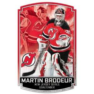  NHL Martin Brodeur Sign   Wood Style: Sports & Outdoors