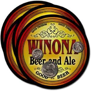  Winona, KS Beer & Ale Coasters   4pk: Everything Else