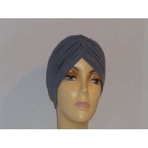  Women Turban Head Wear Wrap Chemo Turban (Gray): Beauty