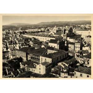  1942 Coimbra Portugal City Panorama Helga Glassner NICE 