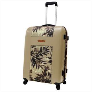 Caribbean Joe Cayman 3 Piece Hard sided Spinner Luggage Set Cream 