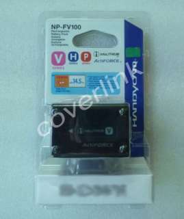 New Camcorder Battery NP FV100 NPFV100 For Sony  
