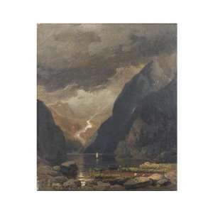  FRAMED oil paintings   Andreas Achenbach   24 x 24 inches 