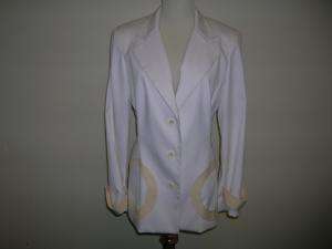 PENTA white and cream pant suit 6/8 SWEET  