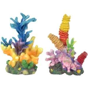  Vo Toys Resin Coral Single Formation Ornament 8in Assorted 