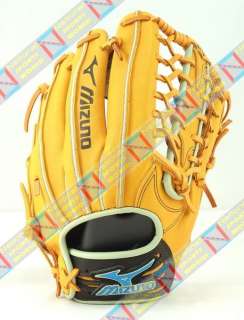Mizuno Baseball Gloves 12.75 Yellow {2gs 13840} RHT  