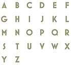 QuicKutz 2x2 Alphabet Set CHICAGO CLASSIC ESSENTIAL  