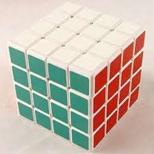 White Shengshou 4x4 Rubiks Cube Rubix  