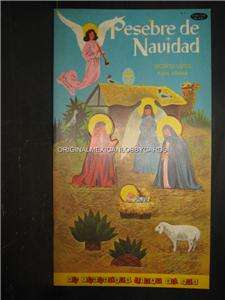   PUNCH OUT BOOK # 4 NATIVITY CRIB. UNPUNCHED VERY RARE 1961  