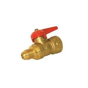   21526 N/A 5/8 x 3/4 Forged Brass Gas Ball Valve   Flare x FIP 21526