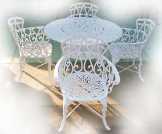 mexican outdoor furniture: dining table w/patio chairs  