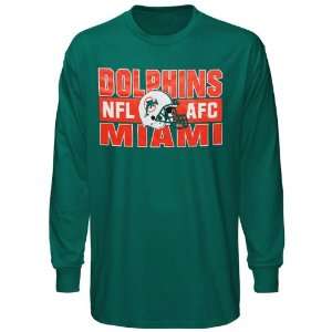  Reebok Miami Dolphins Youth Blockbuster Long Sleeve T 