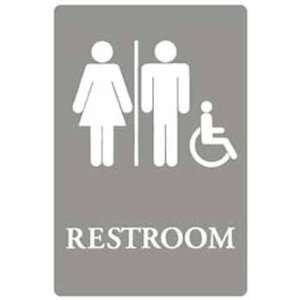 Toilet Symbol Door Sign Restrooms Unisex Bathroom Funny Nice