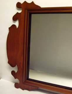 Vintage Chippendale Style 1950s Mirror 31.5x16.75  