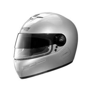   Full Face Motorcycle Helmet Platinum Silver Extra Large XL: Automotive