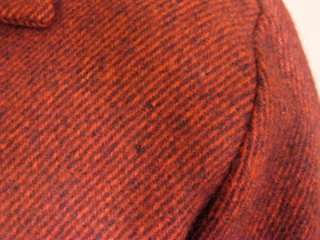 Pioneer Wear Vintage Wool Red Hunting Jacket Thick Mens Medium Small 