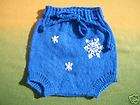 Hand knit Wool Baby Diaper Soaker Cover, S,M,L A50501 items in 