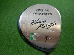 MIZUNO T ZOID BLUE RAGE 350CC 9* DRIVER GRAPHITE REG VERY GOOD  