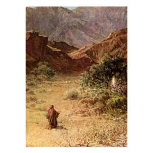  Moses and the Burning bush, Exodus 3  2 3 Premium Giclee 