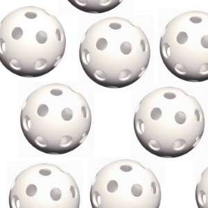  60 Count Mini Poly Wiffle Balls for Personal Pitcher (PRO 