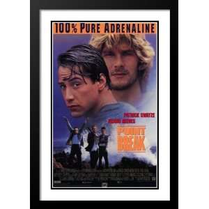  Point Break Framed and Double Matted 20x26 Movie Poster 