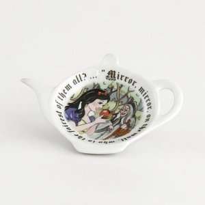  Snow White Tea Bag Rest By Paul Cardew: Kitchen & Dining
