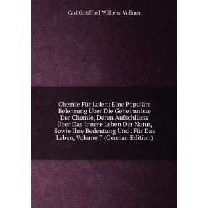   , Volume 7 (German Edition) Carl Gottfried Wilhelm Vollmer Books