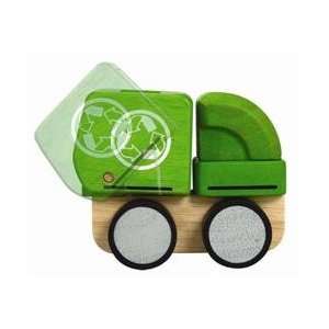  Plan Toys Mini Garbage Truck: Toys & Games