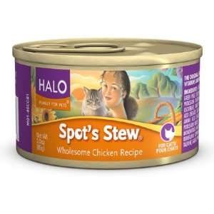    Spots Stew Cat Cans Wholesome Chicken 12/3oz
