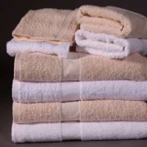  16x27 Beige Wholesale Hand Towels Titan Cam Border 3 lbs 