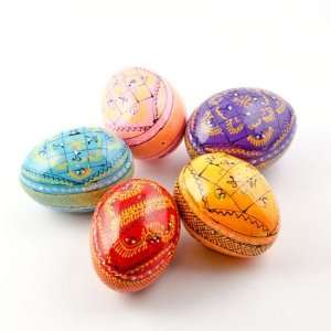  Wholesale: Wooden Easter Egg (geometric designs): Home 