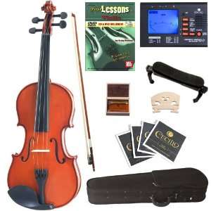  Cecilio 1/8 CVN 100 Solid Wood Violin Musical Instruments