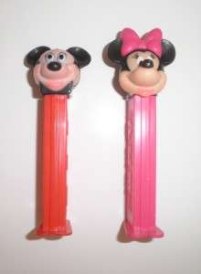 PEZ Disney Mickey and Minnie Mouse Pez Dispensers  